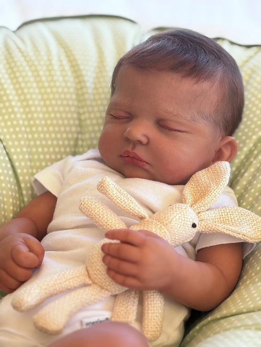 Muñeco  Reborn Realista Santiago Niño 50cm y 1.400 kg