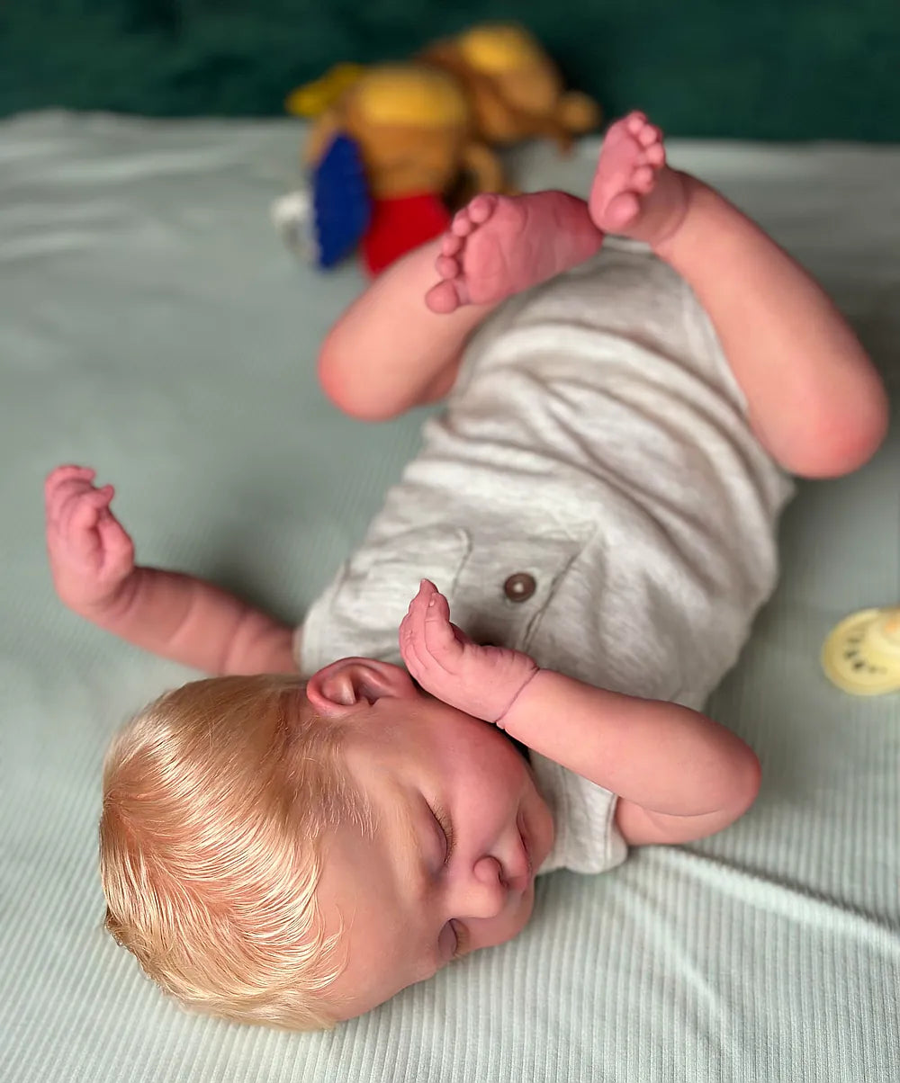Muñeco Reborn Realista Luan niño 50cm y 1.700kg