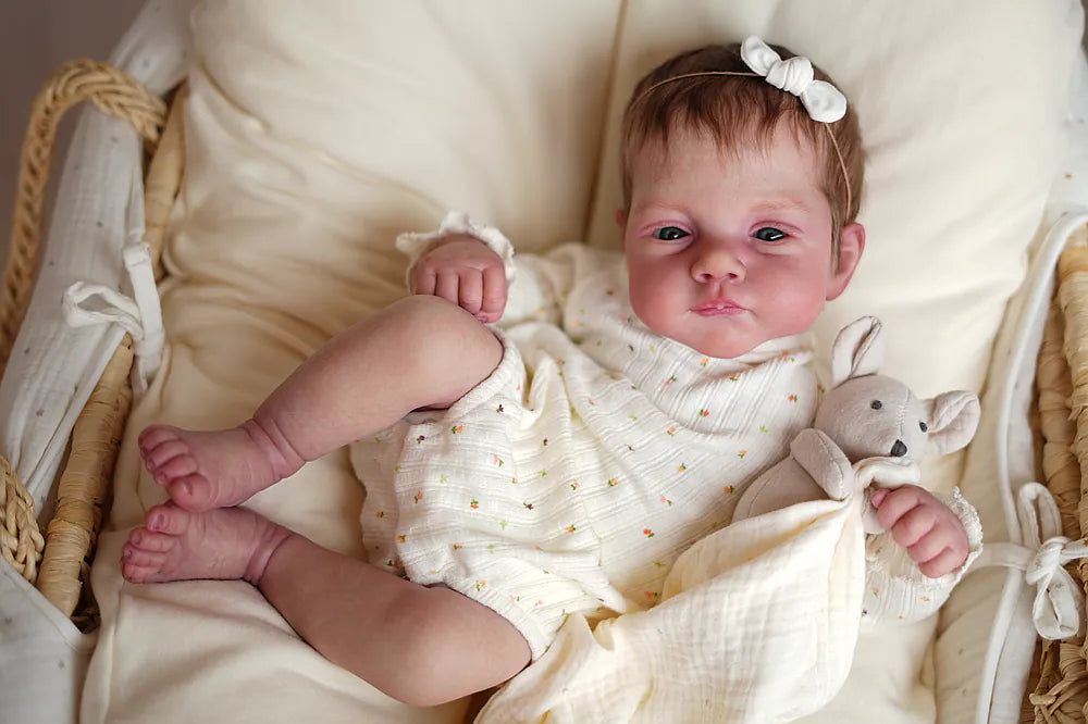 Muñeca Reborn Realista Emma niña 49cm y 1.700kg