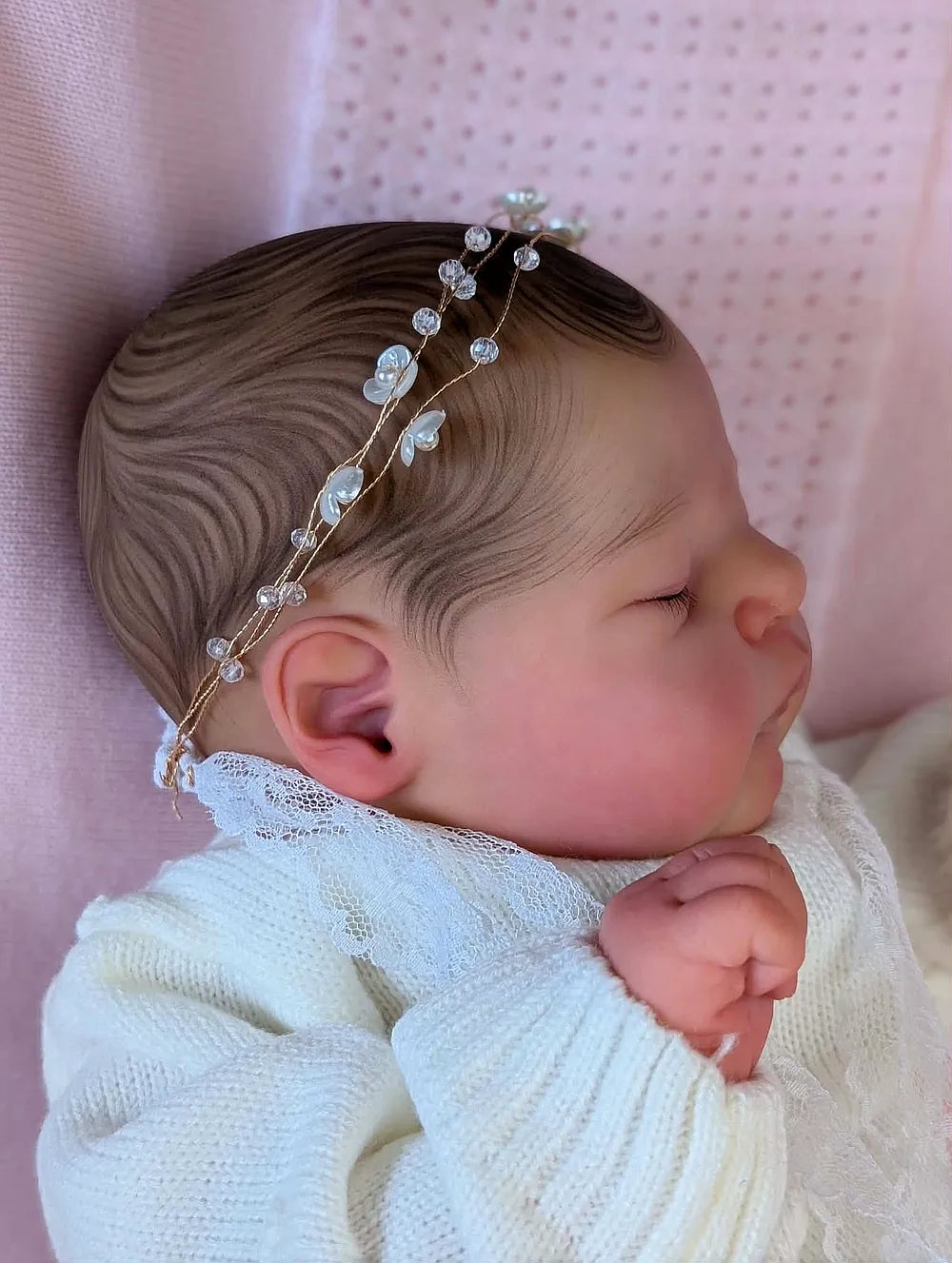 Muñeca Reborn Realista Bruna niña 49cm y 1.700kg