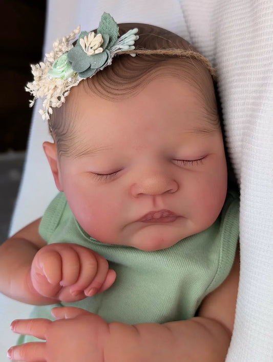 Muñeca Reborn Realista Bruna niña 49cm y 1.700kg