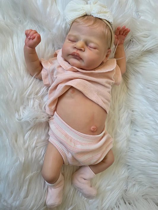 Muñeca Reborn Realista Emilía niña 49cm y 1.700kg