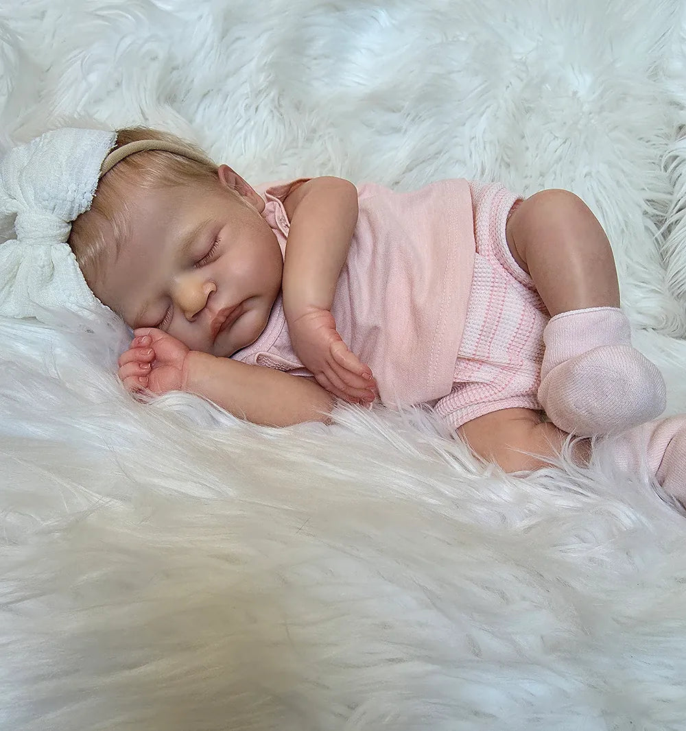Muñeca Reborn Realista Emilía niña 49cm y 1.700kg