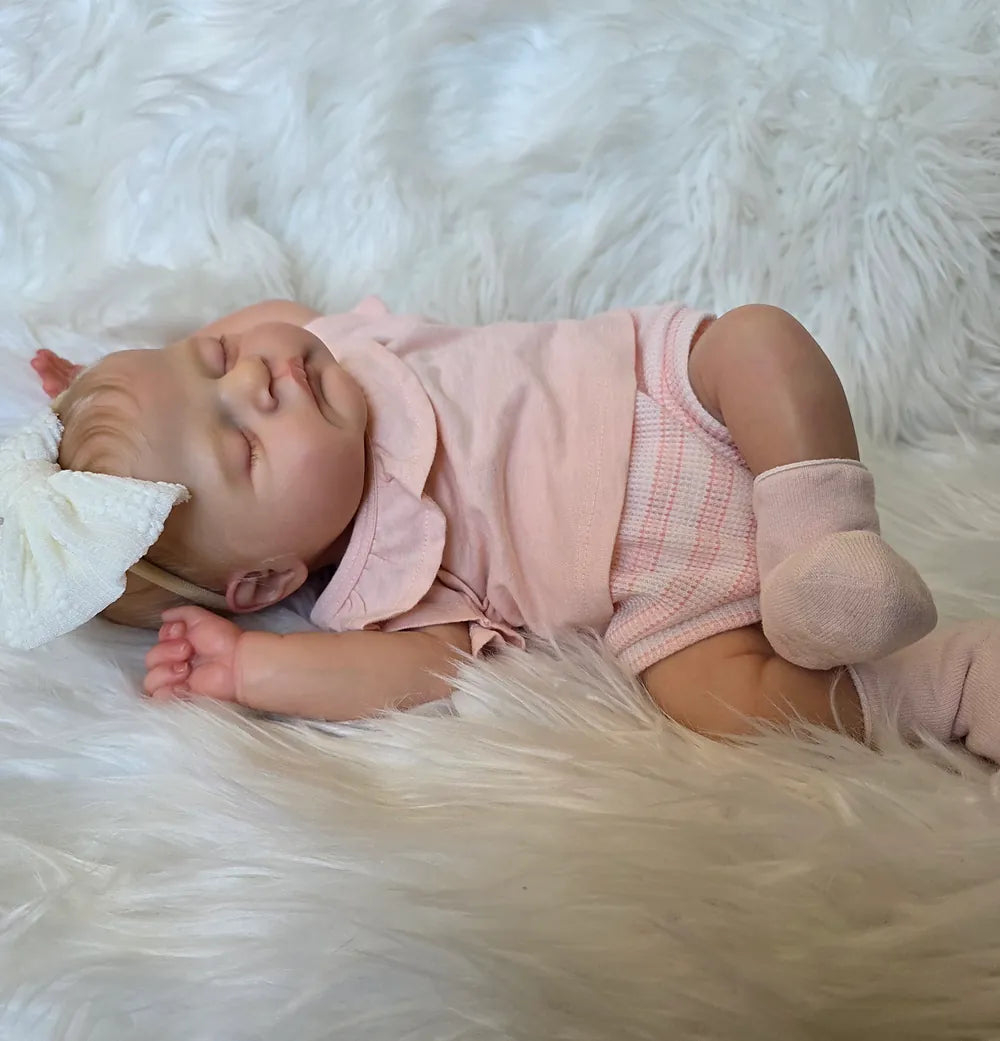 Muñeca Reborn Realista Emilía niña 49cm y 1.700kg