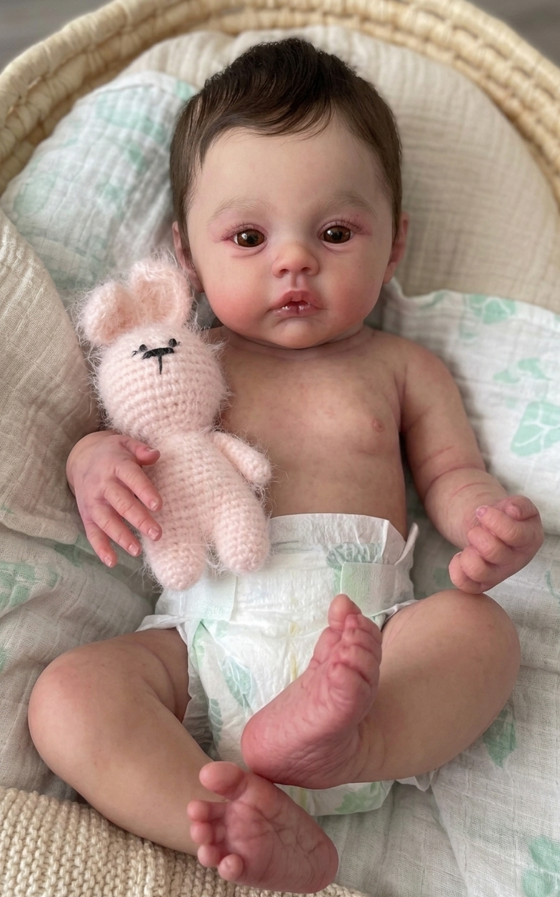 Muñeca Reborn Valentina Niña  54cm y 1.800 kg