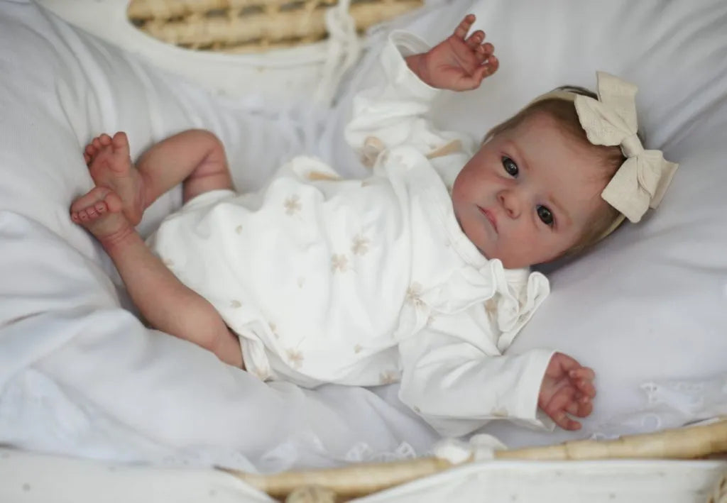 Muñeca Reborn Realista Elisa Niña 49cm y 2.100 kg